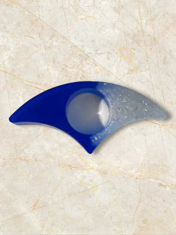 Bague de lecture en résine fait main - création unique et originale