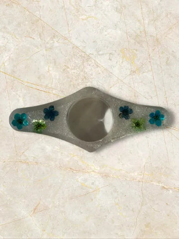 Bague de lecture en résine fait main - création unique et originale