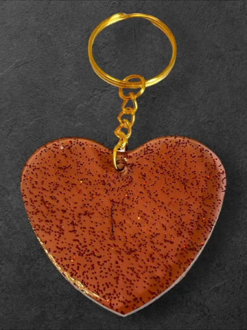 Porte-clés en résine fait main - création unique et originale