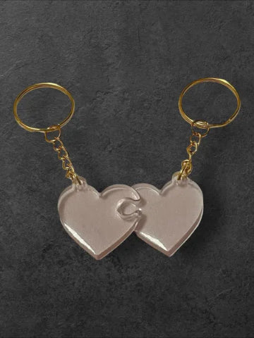 Porte-clés en résine fait main - création unique et originale