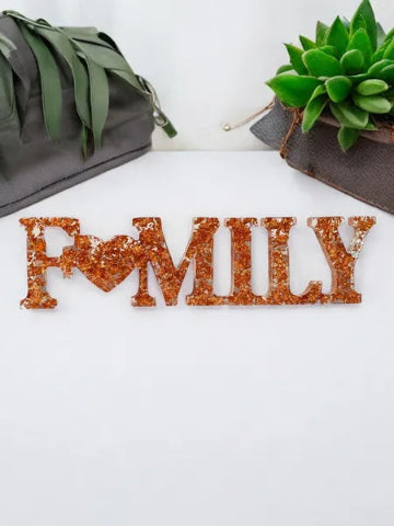 Décoration en résine fait main - création unique et originale