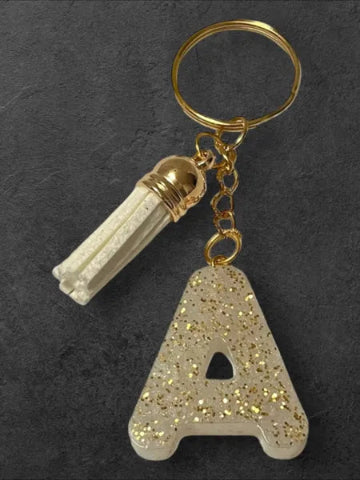 Porte-clés en résine fait main - création unique et originale