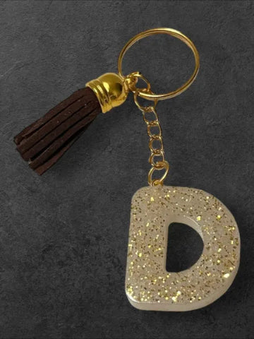 Porte-clés en résine fait main - création unique et originale