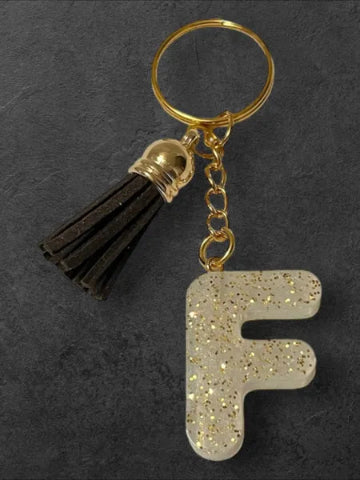 Porte-clés en résine fait main - création unique et originale