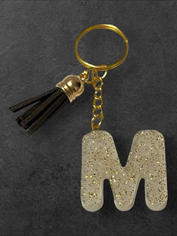 Porte-clés en résine fait main - création unique et originale