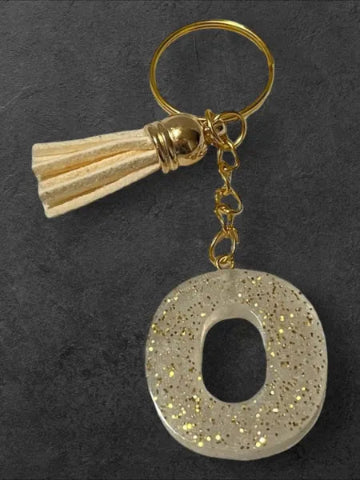 Porte-clés en résine fait main - création unique et originale