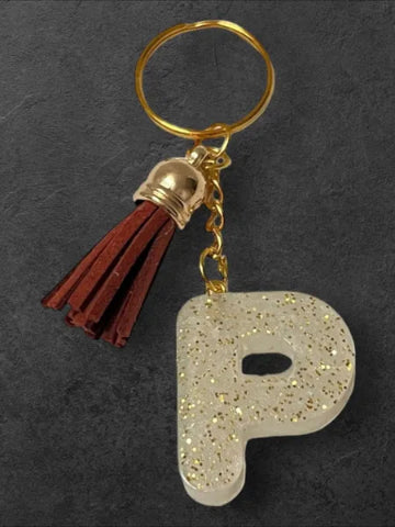 Porte-clés en résine fait main - création unique et originale