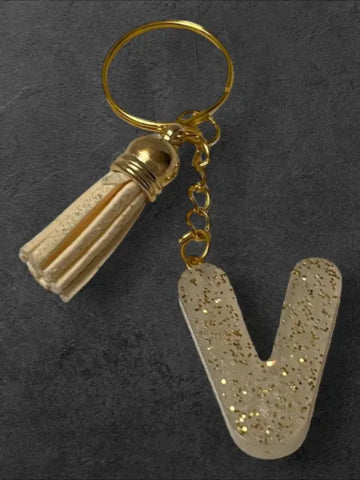 Porte-clés en résine fait main - création unique et originale