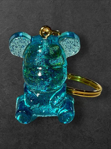 Porte-clés en résine fait main - création unique et originale