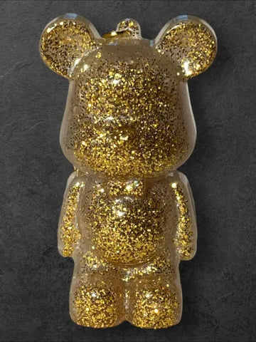 Porte-clés en résine fait main - création unique et originale