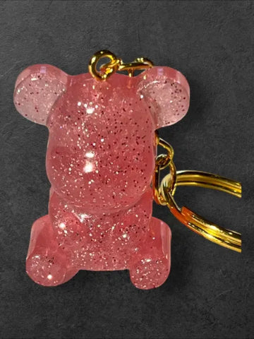 Porte-clés en résine fait main - création unique et originale