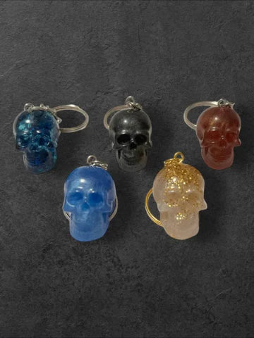 Porte-clés en résine fait main - création unique et originale