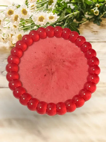 Plateau en résine fait main - accessoire de décoration artisanale