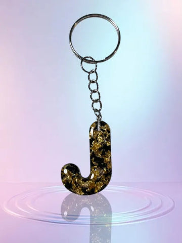 Porte-clés en résine fait main - création unique et originale