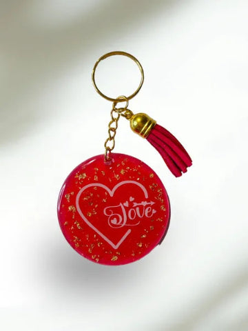 Porte clés rond Love