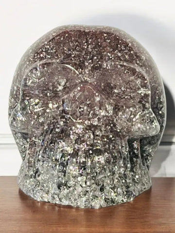 Décoration Tête de mort en résine