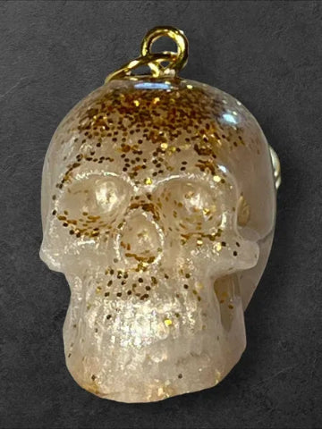 Porte-clés en résine fait main - création unique et originale