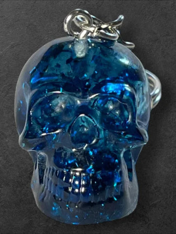 Porte-clés en résine fait main - création unique et originale