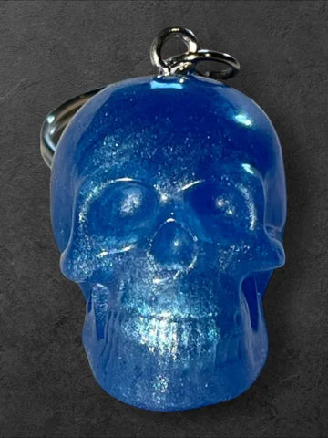 Porte-clés en résine fait main - création unique et originale