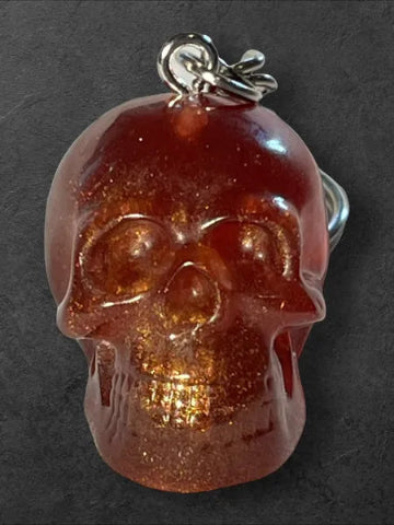 Porte-clés en résine fait main - création unique et originale