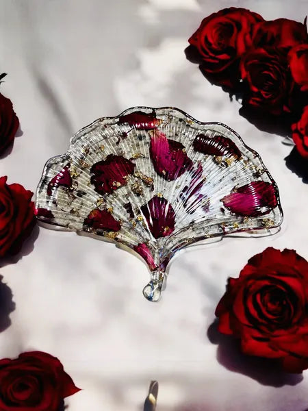 Vide-poche en résine fait main - accessoire de décoration artisanale