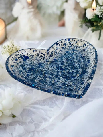 Vide-poche en résine fait main - accessoire de décoration artisanale