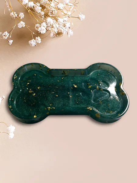 Vide-poche en résine fait main - accessoire de décoration artisanale