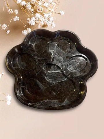 Vide-poche en résine fait main - accessoire de décoration artisanale