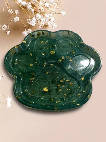 Vide-poche en résine fait main - accessoire de décoration artisanale