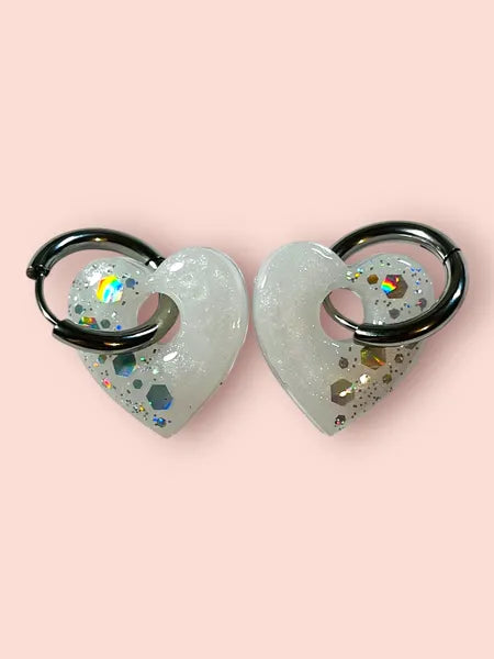 boucles d oreilles en resine fait main artisanales wendy goodies