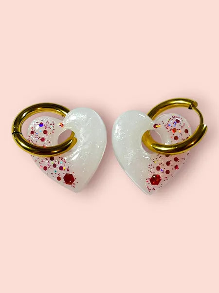 boucles d oreilles en resine fait main artisanales wendy goodies