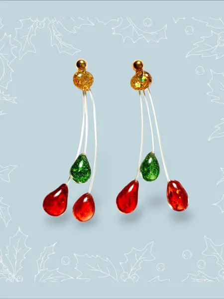 Boucle d'oreille spéciale Noël