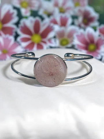 Bracelet en Résine et Acier Inoxydable – Fait Main, Modèle Unique