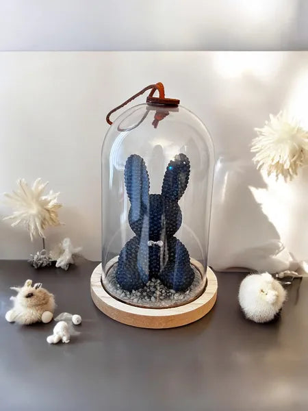 Lapin sous cloche