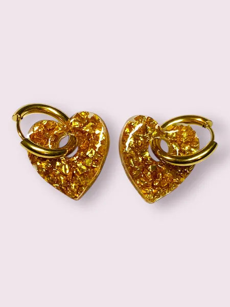 boucles d oreilles en resine fait main artisanales wendy goodies