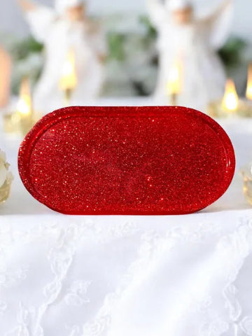 Plateau en résine fait main - accessoire de décoration artisanale