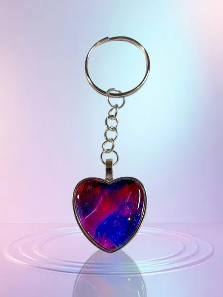 Porte cles en resine fait main artisanaux wendy goodies