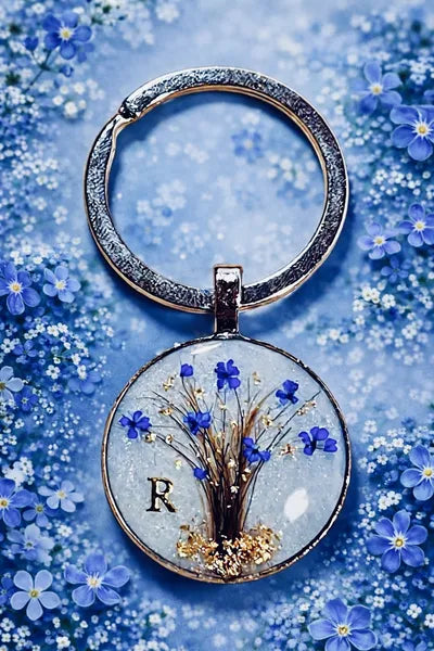 Porte cles en resine fait main artisanaux wendy goodies