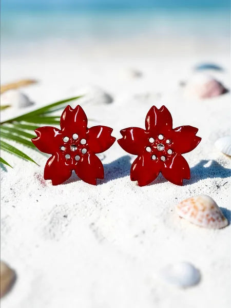 Summer flower - Boucles d'oreilles